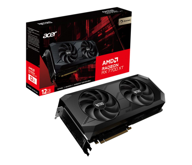 Acer Radeon RX 7700 XT Nitro OC 12GB GDDR6